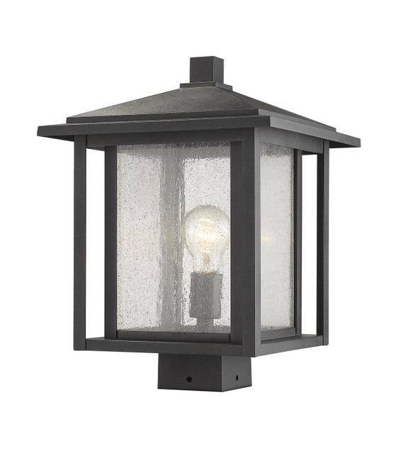 Exterior Post/Pier Head by Z-Lite ( 224 | 554PHBS-BK Aspen ) 