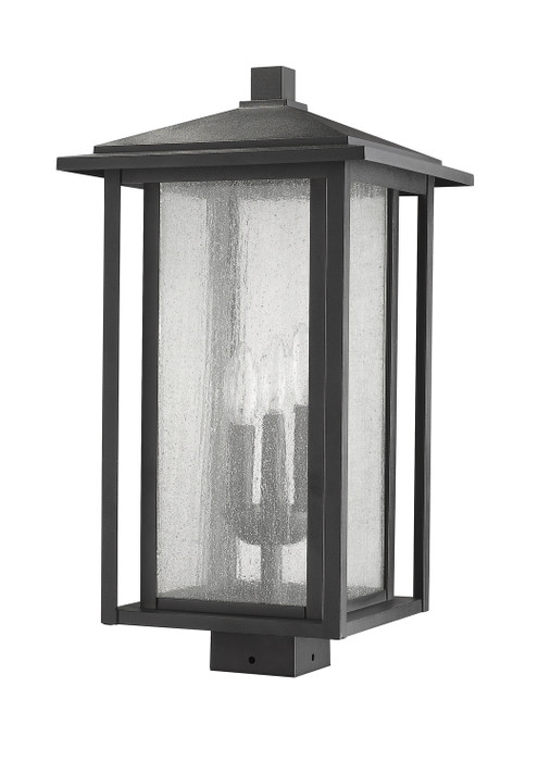 Exterior Post/Pier Head by Z-Lite ( 224 | 554PHXLS-BK Aspen ) 