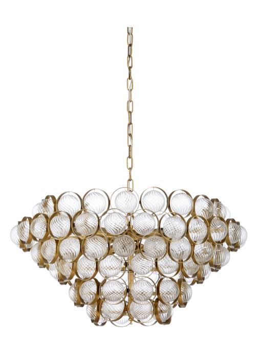 Mid. Chandeliers Glass Down by Wildwood ( 460 | 69613 Chelsea House Misc ) 