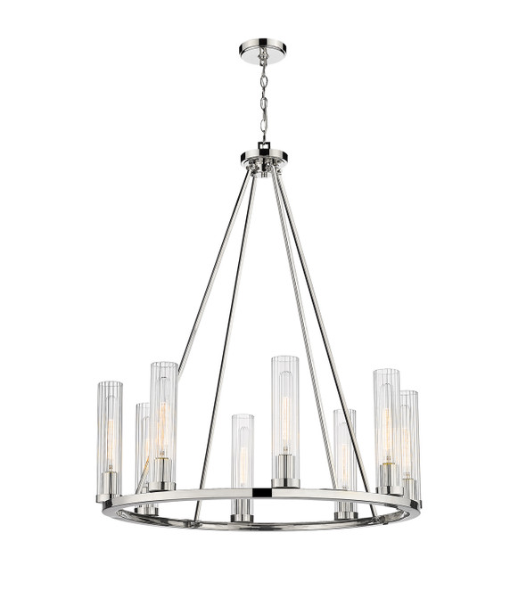 Large Chandeliers Glass Shade by Z-Lite ( 224 | 3031-8PN Beau ) 