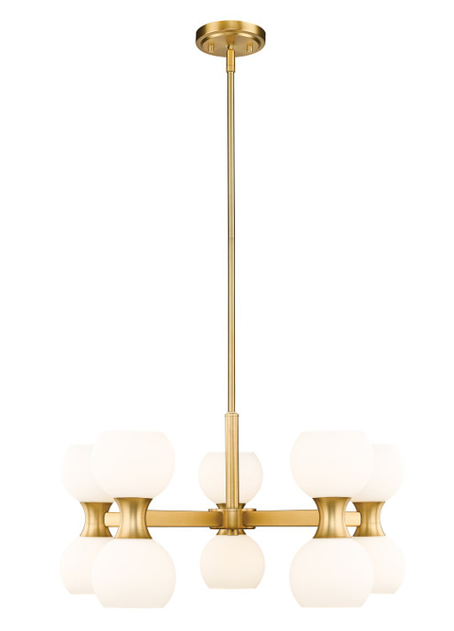 Mid. Chandeliers Glass Up by Z-Lite ( 224 | 494-10MGLD Artemis ) 