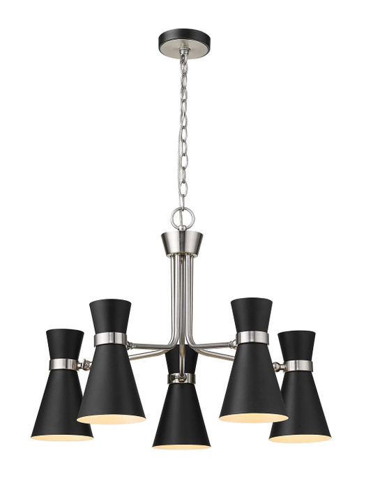 Mid. Chandeliers Metal Shade by Z-Lite ( 224 | 728-5MB-BN Soriano ) 