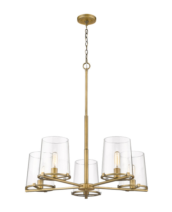 Mid. Chandeliers Glass Up by Z-Lite ( 224 | 3032-5RB Callista ) 