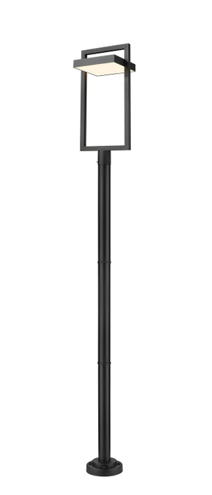 Exterior Post/Pier Head by Z-Lite ( 224 | 566PHXLR-567P-BK-LED Luttrel ) 