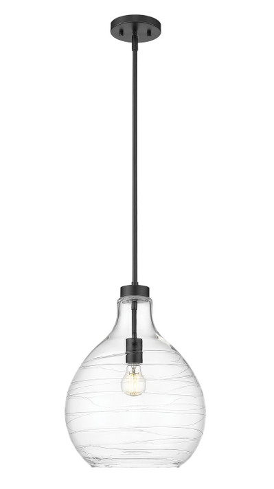 Pendants Glass Down by Z-Lite ( 224 | 496P13-MB Bon Air ) 