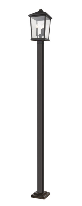 Exterior Post/Pier Head by Z-Lite ( 224 | 568PHXLS-536P-ORB Beacon ) 