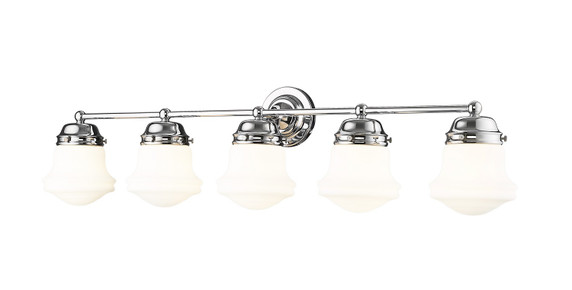 Bathroom Fixtures Five+Lights by Z-Lite ( 224 | 735-5V-CH Vaughn ) 