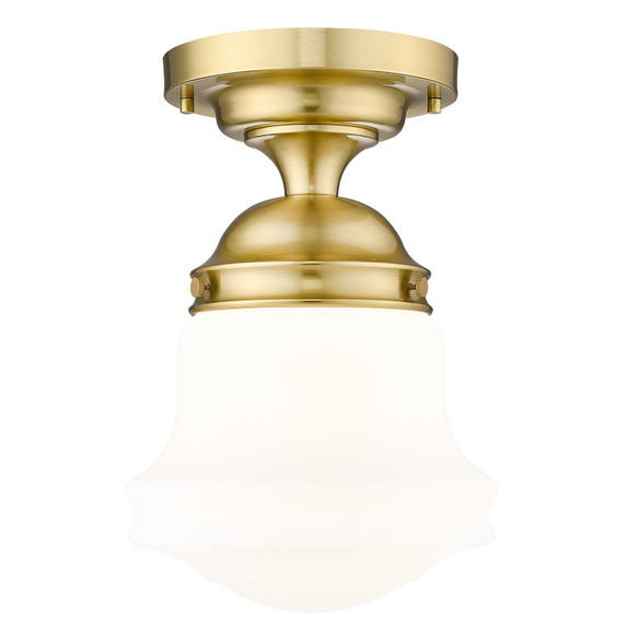 Semi-Flush Mts. Glass Down by Z-Lite ( 224 | 735F10-LG Vaughn ) 