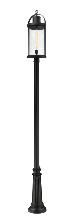 Exterior Post/Pier Head by Z-Lite ( 224 | 569PHXL-511P-BK Roundhouse ) 