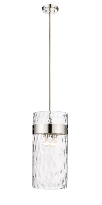 Pendants Glass Down by Z-Lite ( 224 | 3035P12-PN Fontaine ) 