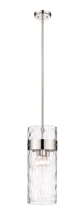 Mini Pendants Glass Down by Z-Lite ( 224 | 3035P9-PN Fontaine ) 