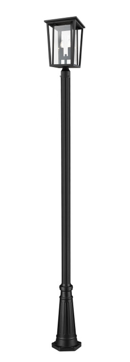Exterior Post/Pier Head by Z-Lite ( 224 | 571PHBR-519P-BK Seoul ) 