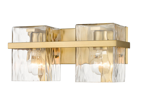 Bathroom Fixtures Two Lights by Z-Lite ( 224 | 1938-2V-MGLD Bennington ) 