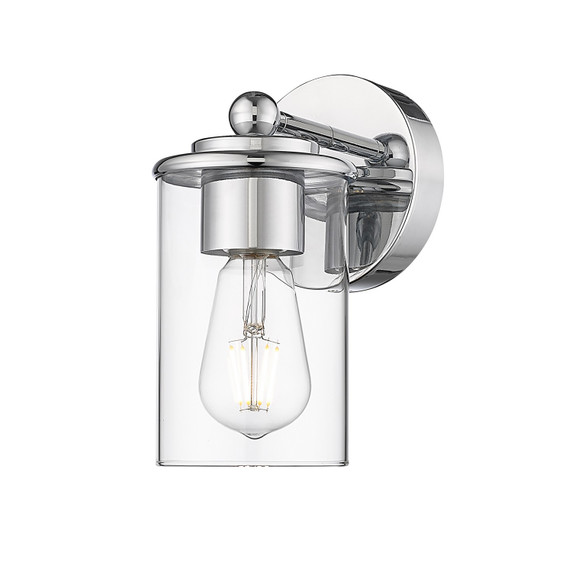 Sconces Single Glass by Z-Lite ( 224 | 742-1S-CH Thayer ) 