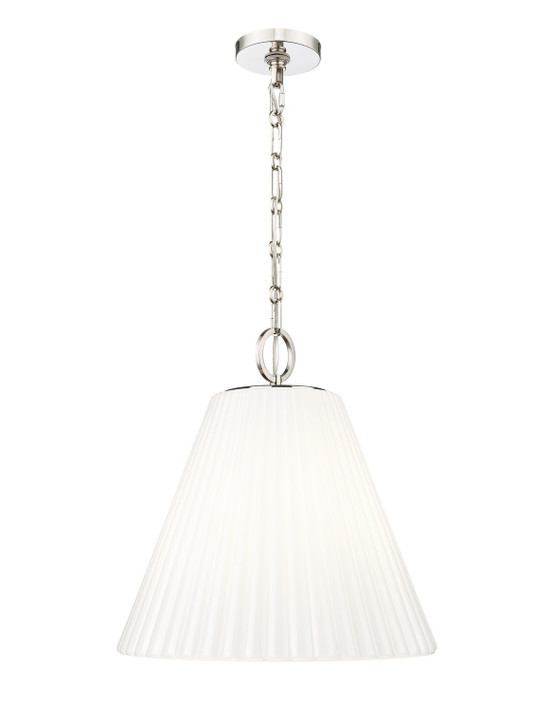 Pendants Glass Down by Z-Lite ( 224 | 3042P18-PN Alaric ) 