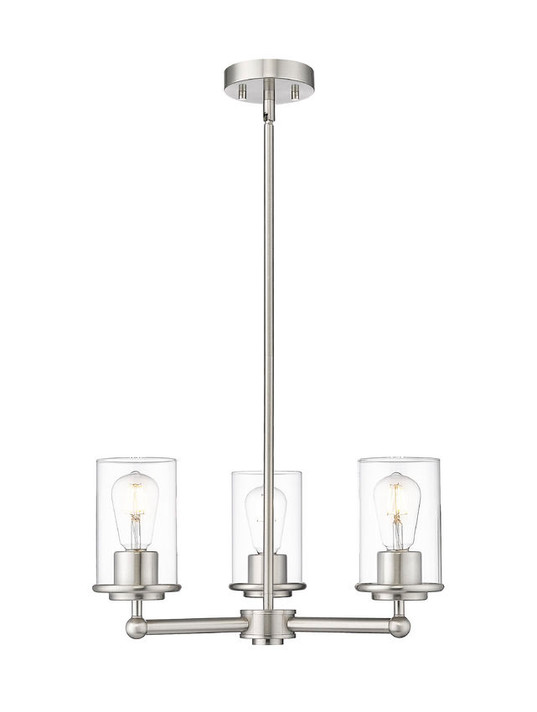 Mini Chandeliers Glass Shade by Z-Lite ( 224 | 742-3BN Thayer ) 