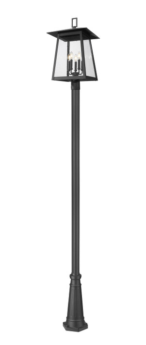 Exterior Post/Pier Head by Z-Lite ( 224 | 5015PHXLR-519P-BK Rainer ) 