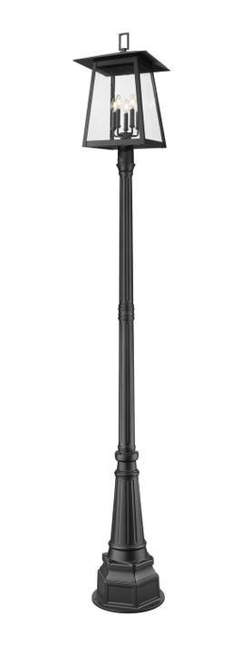 Exterior Post/Pier Head by Z-Lite ( 224 | 5015PHXLR-564P-BK Rainer ) 