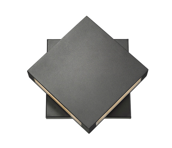 Exterior Sconces by Z-Lite ( 224 | 572B-BK-LED Quadrate ) 