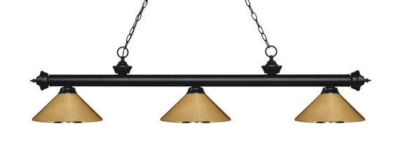 Linear/Island 3 Light Bar by Z-Lite ( 224 | 200-3MB-MPB Riviera ) 