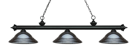 Linear/Island 3 Light Bar by Z-Lite ( 224 | 200-3MB-SGM Riviera ) 