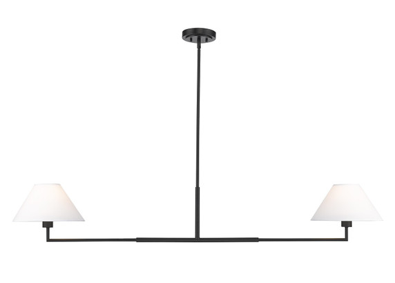 Linear/Island 2 Light Bar by Z-Lite ( 224 | 744-62L-MB Leila ) 