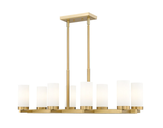 Linear/Island Geometric/Linear by Z-Lite ( 224 | 3044-8L-MGLD Danica ) 