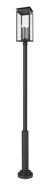 Exterior Post/Pier Head by Z-Lite ( 224 | 5018PHBR-5010P-BK Nova ) 
