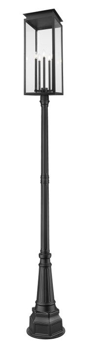 Exterior Post/Pier Head by Z-Lite ( 224 | 5018PHXLR-564P-BK Nova ) 
