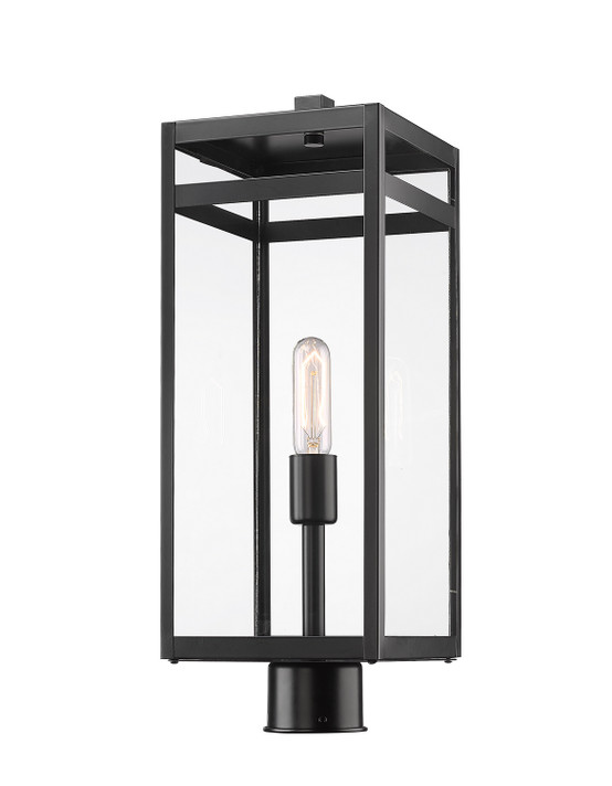 Exterior Post/Pier Head by Z-Lite ( 224 | 596PHBR-BK Nuri ) 