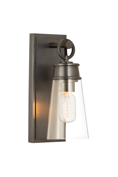Sconces Single Glass by Z-Lite ( 224 | 2300-1SS-BP Wentworth ) 
