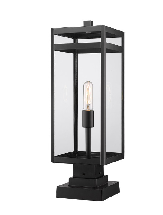 Exterior Post/Pier Head by Z-Lite ( 224 | 596PHBS-SQPM-BK Nuri ) 