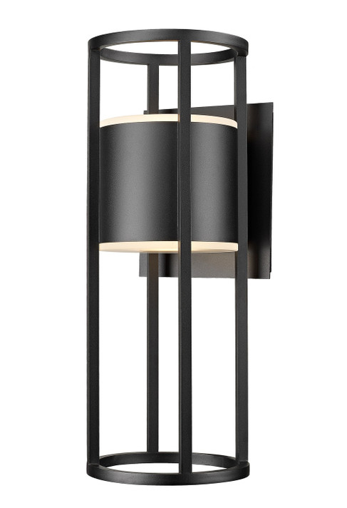 Exterior Wall Mount by Z-Lite ( 224 | 517B-BK-LED Luca ) 
