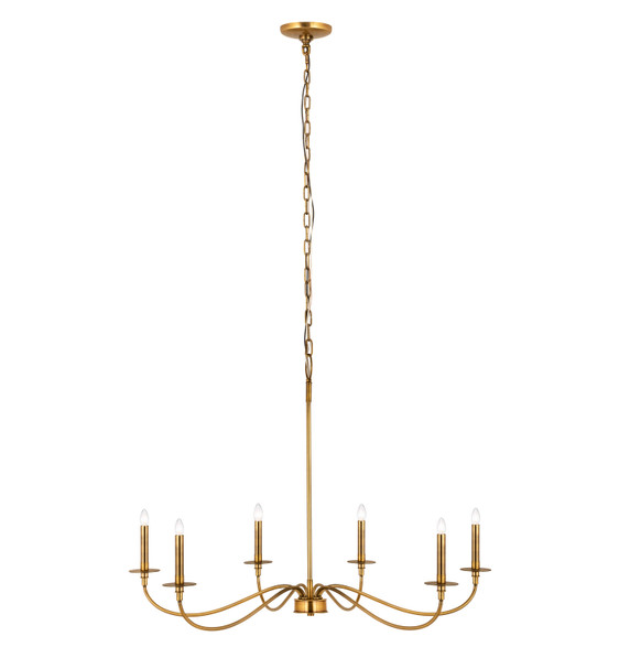 Large Chandeliers Candle by Z-Lite ( 224 | 2301-42RB Arrington ) 