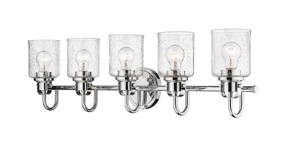 Bathroom Fixtures Five+Lights by Z-Lite ( 224 | 340-5V-CH Kinsley ) 