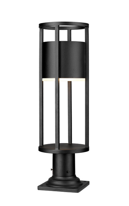 Exterior Post/Pier Head by Z-Lite ( 224 | 517PHM-533PM-BK-LED Luca ) 