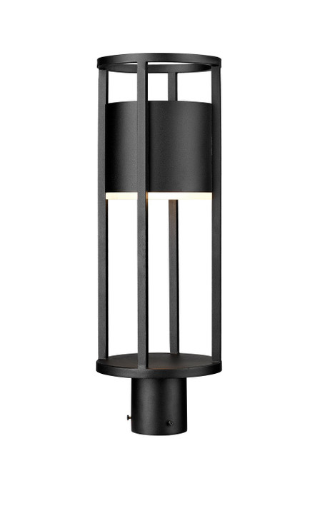Exterior Post/Pier Head by Z-Lite ( 224 | 517PHM-BK-LED Luca ) 