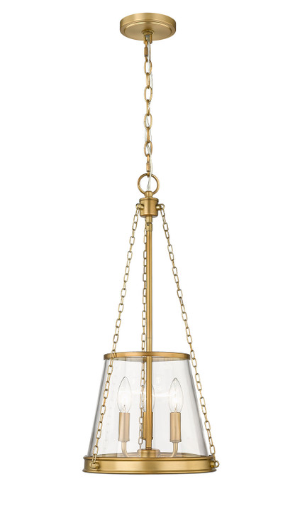 Foyer/Hall Lanterns Glass w/Frame by Z-Lite ( 224 | 341P12-RB Prescott ) 