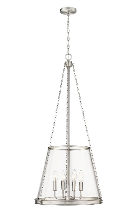 Foyer/Hall Lanterns Glass w/Frame by Z-Lite ( 224 | 341P18-BN Prescott ) 