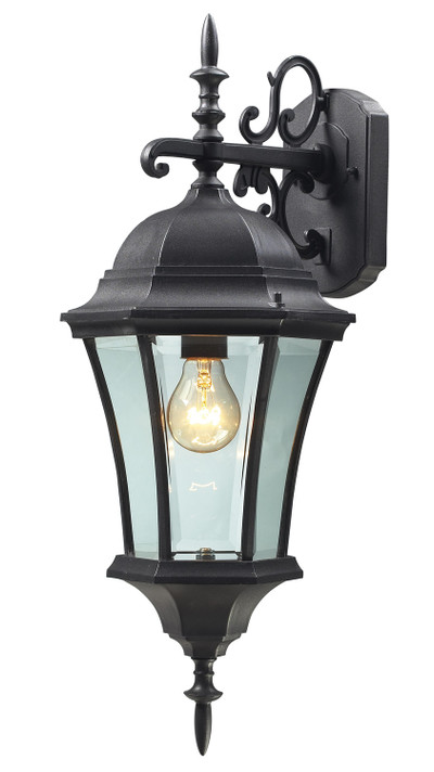 Exterior Wall Mount by Z-Lite ( 224 | 522M-BK Wakefield ) 