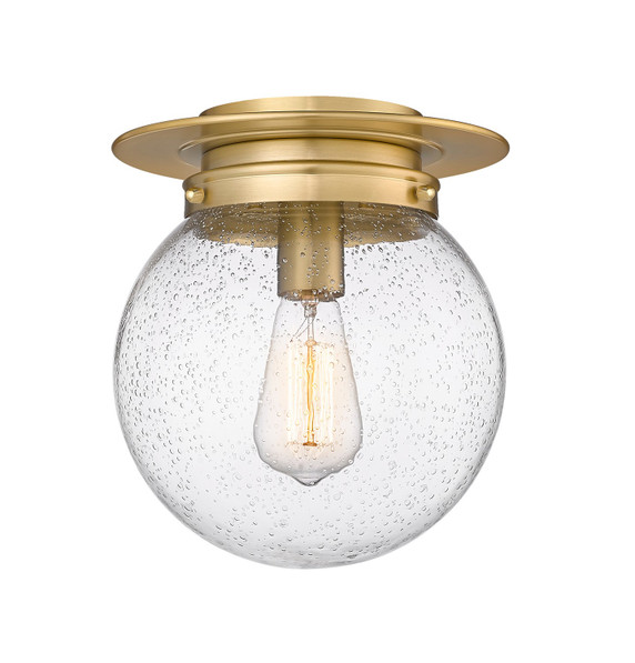 Flush Mounts Glass Down by Z-Lite ( 224 | 7506F9-HBR Calhoun ) 