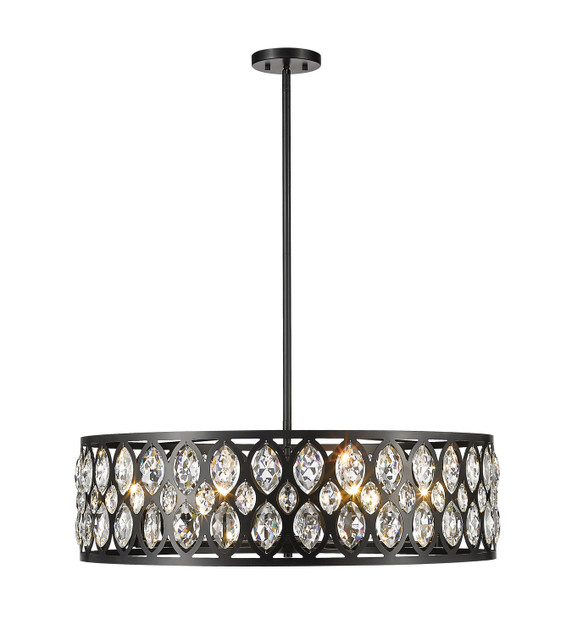 Mid. Chandeliers Drum Shade by Z-Lite ( 224 | 6010-30MB Dealey ) 