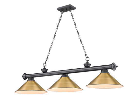 Linear/Island 3 Light Bar by Z-Lite ( 224 | 2306-3BP-RB15 Cordon ) 
