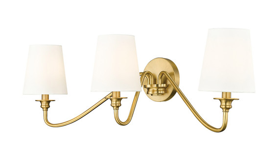 Sconces Triple Candle by Z-Lite ( 224 | 7509-3S-MGLD Gianna ) 
