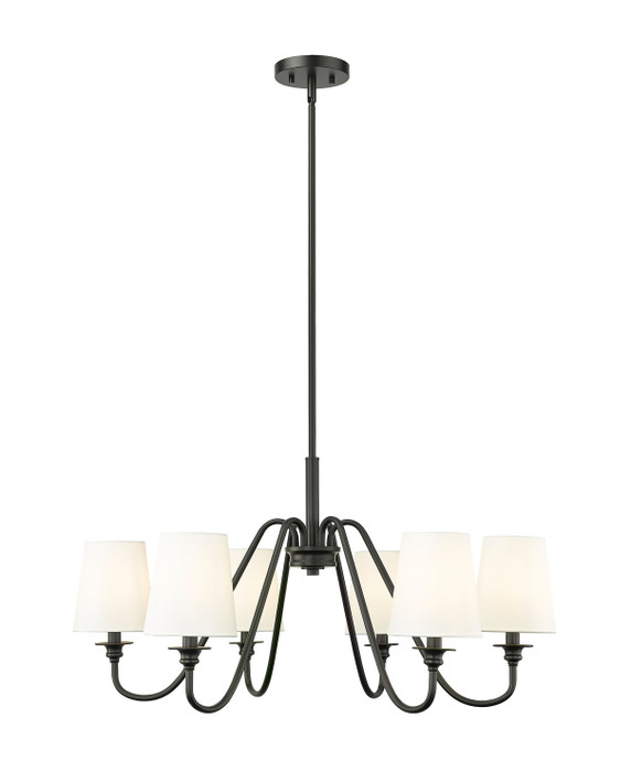 Mid. Chandeliers Candle by Z-Lite ( 224 | 7509-6-32MB Gianna ) 