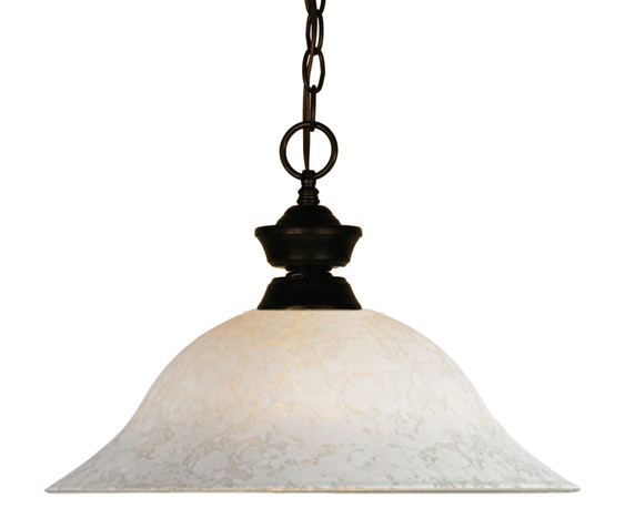 Pendants Glass Down by Z-Lite ( 224 | 100701BRZ-WM16 Pendant Lights ) 