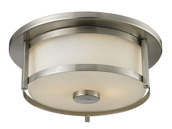 Flush Mounts Drum Shade by Z-Lite ( 224 | 412F11 Savannah ) 