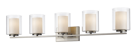 Bathroom Fixtures Five+Lights by Z-Lite ( 224 | 426-5V-BN Willow ) 