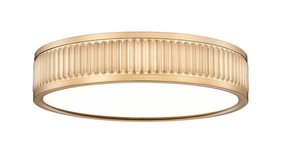 Flush Mounts Drum Shade by Z-Lite ( 224 | 1013F12-MGLD-LED Stari ) 