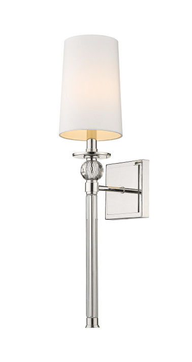 Sconces Single Candle by Z-Lite ( 224 | 805-1S-PN Mia ) 